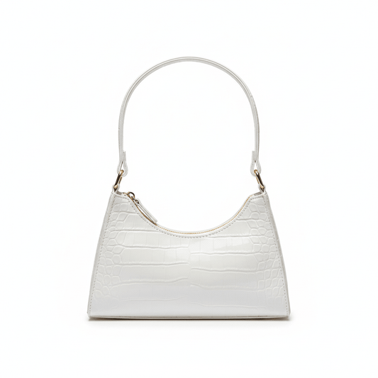 Bolso de Hombro para Mujer Textura Croco Modelo Rouge