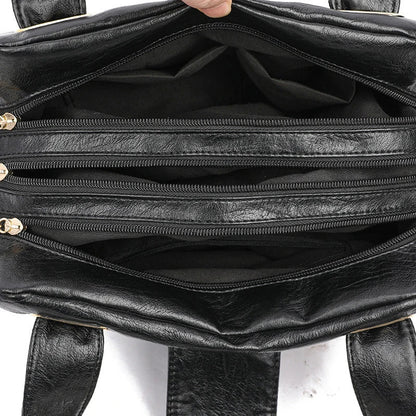 Bolso de hombro para mujer, diseño clásico modelo Raissa