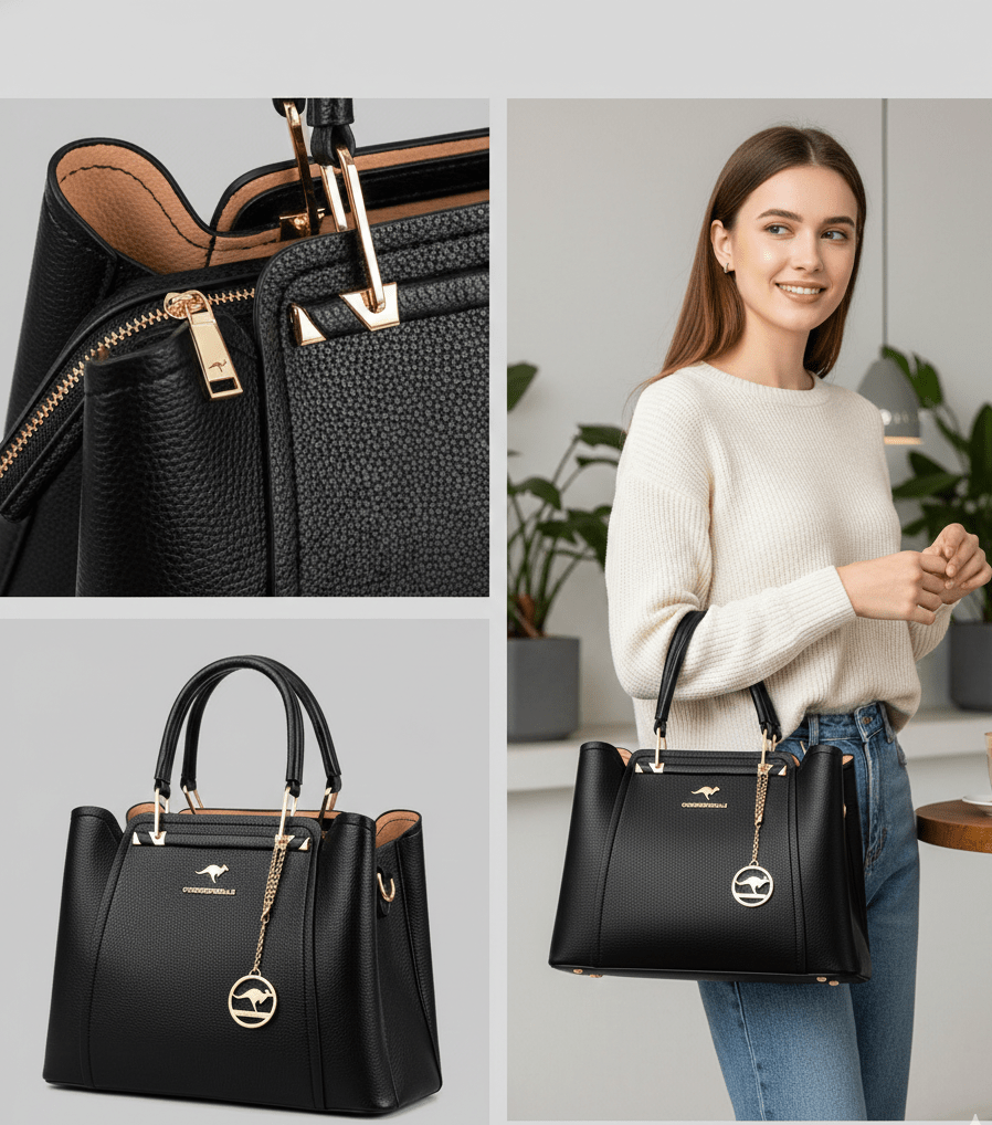 Bolso Tote Femenino Sofisticado Modelo Royal Luxe