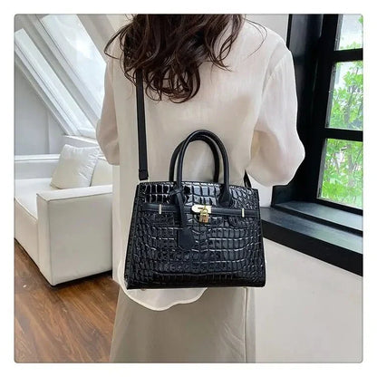 Bolso de Mujer en Piel Sintética Textura Cocodrilo Modelo Blinkin