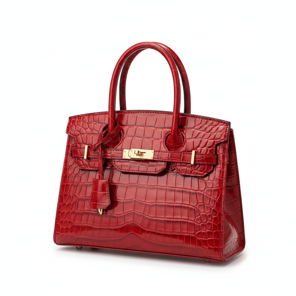 Bolso de Mujer en Piel Sintética Textura Cocodrilo Modelo Blinkin