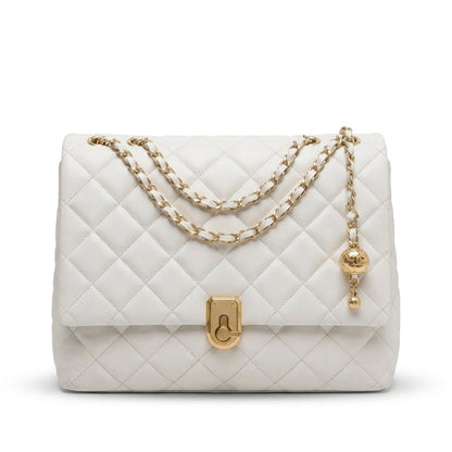 Bolso Bandolera Femenino Matelassé de Piel Sintética con Cadena Modelo Brisa de Ipanema